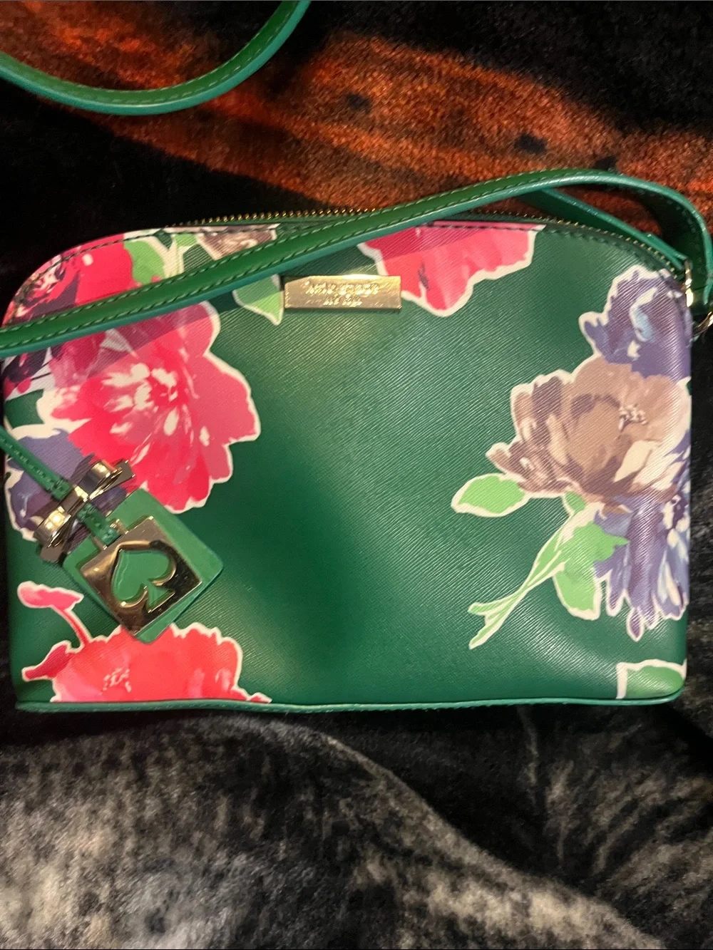 kate spade Bridgewater Drive Hanna Floral Leather Crossbody